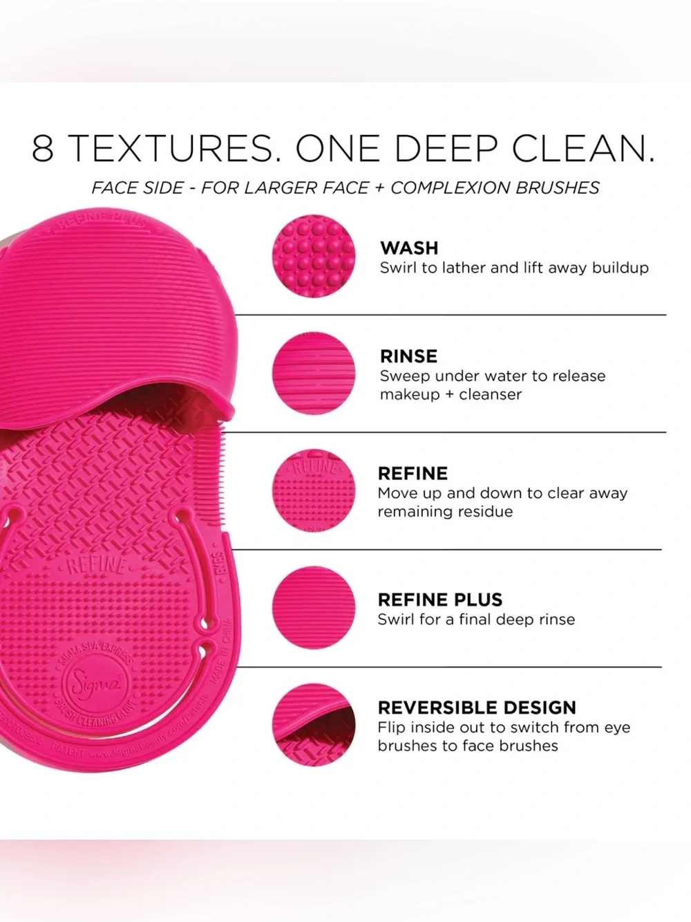 Sigma Cleaning Brushes Glove Sigma Spa Express Cleaning Glove For Brushes *NIB*